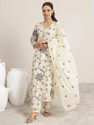 LIBAS Women Kurta Pant Dupatta Set