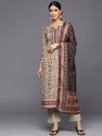 LIBAS Women Kurta Pant Dupatta Set
