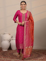 LIBAS Women Kurta Pant Dupatta Set