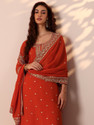 LIBAS Women Kurta Pant Dupatta Set