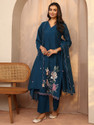 LIBAS Women Kurta Pant Dupatta Set
