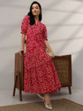 LIBAS Women Printed Flared Kurta