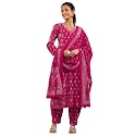 Libas Womens Printed Cotton A Line Kurta