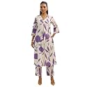 Libas Womens Printed Cotton Straight Kurta With