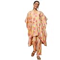Libas Womens Printed Silk Blend Co ord