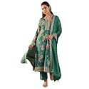 Libas Womens Printed Silk Blend Straight Kurta