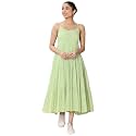 Libas Womens Solid Cotton Fit and Flare