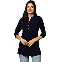 Libas Womens Solid Viscose Straight Kurti for