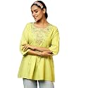 Libas Womens Yoke Design Cotton Blend A-Line
