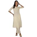 Libas Womens Yoke Design Cotton Straight Kurta
