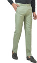 Libby's Men Slim Fit Black Cotton Blend Trousers