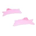 Libeauty Flat Lash Lift Shields, Ultra Thin Korean Flat Shields for Step 1 Perm/Lift, Flexible Use as Eye Patches or Lift Ribbon, Dolphin-Shaped Design for Easy Pick Up