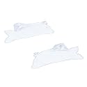 Libeauty Ultra Thin Flat Lash Lift Shields Step 1, Dolphin Shape, Clear