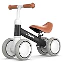 Liberry Baby Balance Bike Ride Toy for 1 2 Years Old Adjustable Seat, Black