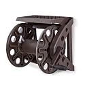 Liberty Basics 512 Wall Mounted Hose Reel with Shelf, Bronze