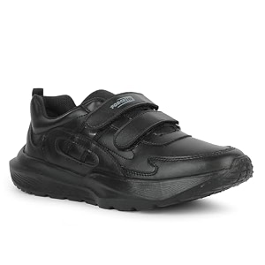 liberty force 10 elitestp-v black school non lacing uniform shoes for kids