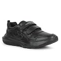 Liberty Force 10 ELITESTP-V Black School Non Lacing Uniform Shoes for Kids