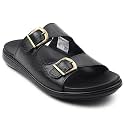 Liberty Healers Black amp Brown Slippers for