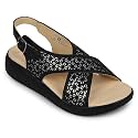 Liberty Healers Black amp Cherry Sandals for