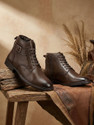 LIBERTY Healers HML-82E Brown Casual Lacing Durable