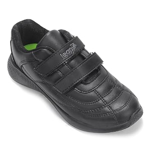 liberty lucy amp luke funrun-e casual shoes for kids - black amp white slip-on sneakers for boys amp girls  memory foam insole lightweight everyday shoes for school play daycare amp family outings
