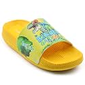 Liberty Lucy &amp; Luke Grey &amp; Yellow Slippers for Kids - PU Slip-On