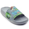 Liberty Lucy &amp; Luke Grey &amp; Yellow Slippers for Kids - PU Slip-On