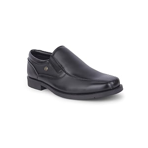 Liberty Fortune Black Tan Slip-On Moccasin