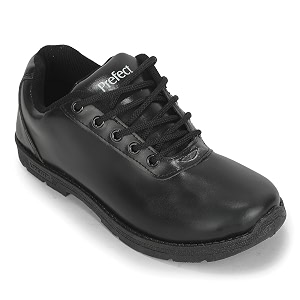 Liberty Prefect Black School Shoes for Kids