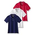 Liberty Pro 3 Pack Youth Girls Short Sleeve Golf Polo Shirts