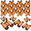 Libima 24 Pcs Binoculars Bulk Educational Compact Binoculars with Neck String Telescope for Learning Bird Watching Camping Hiking Travel Safaris Birthday Gifts(Orange)