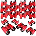 Libima 24 Pcs Binoculars Bulk Educational Compact Binoculars with Neck String Telescope for Learning Bird Watching Camping Hiking Travel Safaris Birthday Gifts(Red)