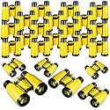 Libima 24 Pcs Binoculars Bulk Educational Compact Binoculars with Neck String Telescope for Learning Bird Watching Camping Hiking Travel Safaris Birthday Gifts(Yellow)