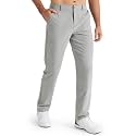 Libin Mens Golf Pants Stretch Work Dress Pants 30"/32"/34" Quick Dry Lightweight Casual Comfy Trousers with Pockets