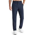 Libin Mens Golf Pants Stretch Work Dress Pants 30"/32"/34" Quick Dry Lightweight Casual Comfy Trousers with Pockets