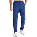 Libin Mens Golf Pants Stretch Work Dress Pants 30"/32"/34" Quick Dry Lightweight Casual Comfy Trousers with Pockets