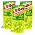 Libman Freedom Floor Duster Dry Dust Mop Refill Heads, Green, 3 Pack
