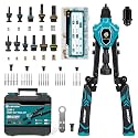 LIBRATON 2in1 Rivet Nut Tool and Rivet Gun Kit Folding, 11 Mandrels