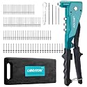 LIBRATON Heavy Duty Rivet Gun, Pop Rivet Gun Set, Professional Hand Riveter