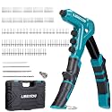 LIBRATON One-Handed Rivet Gun, Pop Rivet Gun Set, Professional Hand Riveter