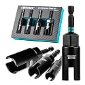 LIBRATON Wing Nut Driver Bit Set, 4PCS 1/4" Hex Shank Bits