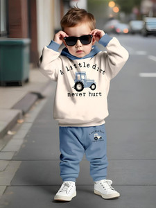 libu n pixie baby boys  baby girls casual t-shirt track pants
