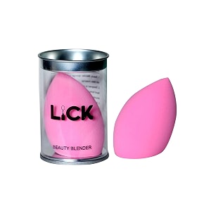 lick make up sponge beauty blender pink