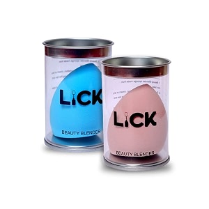lick makeup beauty blender puff sponge for liquid foundation creams and powders latex free wet and dry makeup blue amp rose meadow