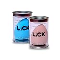 Lick Makeup Beauty Blender Puff Sponge For Liquid Foundation, Creams, and Powders, Latex Free Wet and Dry Makeup (Blue &amp; Rose Meadow)