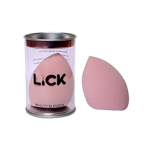 lick rose meadow makeup beauty blender latex free puff sponge dermatologically tested  precise blending for dry and wet use contour concealer highlight blender and foundation
