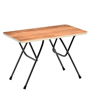 lidbox multi-purpose foldable and portable 2-seater dining table  engineered plywood top amp powder coated finish  compact dining table for home amp kitchen w wood