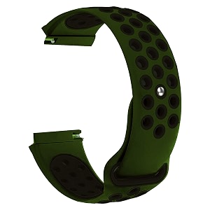 strap belt compatible with one plus watch strap size - 22mm green and black