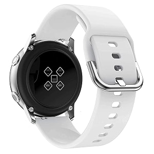 strap belt compatible with one plus watch strap size - 22mm white