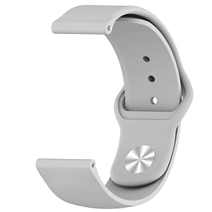 strap belt compatible with one plus watch strap size - 22mm - silicon grey